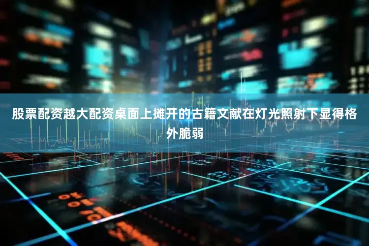 股票配资越大配资桌面上摊开的古籍文献在灯光照射下显得格外脆弱
